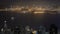 Sky view Hong Kong Container Terminal from at night