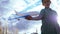 Skybound Dreams: Boy's Playful Adventure with Toy Airplane, Aspiring to Soar as a Pilot