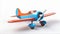 Skybound Dreams Toy Plane Soaring on a White Background