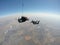 Skydiver films tandem skydive
