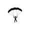 Skydiver icon symbol sign