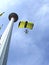 Skydiver jumping from KL tower