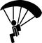 Skydiver Pictogram