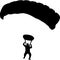 Skydiver Silhouette