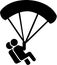 Skydiving Couple Icon