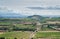 A skyine of vineyards in Rioja, SPain