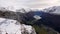 Skylift Panorama of Loen from Mount Hoven in Loen in Vestland in Norway