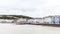 Skyline of Aberystwyth on he coast of Ceredigion, in Wales, UK