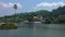 Skyline Aerial View of Kandy Lake and Famous City Landmark Sri Dalada Maligawa, Sacred Tooth Relic The Temple in Sri