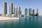 Skyline of Al Maryah Island in Abu Dhabi