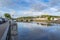 The skyline of Ballina town, County Mayo, Ireland