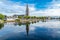 The skyline of Ballina town, County Mayo, Ireland