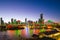 Skyline of brisbane by brisbane river