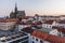 Skyline of Brno city with the cathedral of St. Peter and Paul, Czech Republ