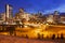 Skyline of Calgary, Alberta, Canada at night