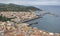 Skyline of castelsardo village