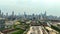 The skyline of Chicago aerial view over the city - aerial photography