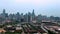 The skyline of Chicago aerial view over the city - aerial photography