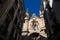 Skyline, the Church of Saint Mary of the Chorus, details, baroque, San Sebastian, Bay of Biscay, Basque Country, Spain, Europe