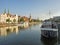 Skyline of the city Luebeck, Germany