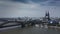 Skyline of Cologne at River Rhine