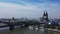 Skyline of Cologne at River Rhine