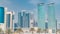 The skyline of Doha seen from Park timelapse, Qatar