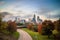 Skyline of downtown Charlotte in north carolina