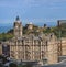 Skyline of downtown Edinburgh and Calton Hill