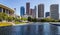 Skyline of Downtown Los Angeles with the Music Center