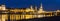Skyline Dresden at twilight hour