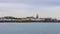 Skyline of Dun Laoghaire, Ireland as viewed from Forty Foot