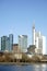 Skyline financial district Frankfurt