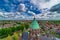 Skyline of Haarlem city in the Netherlands