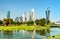 Skyline of Kuwait City at Al Shaheed Park