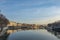 Skyline of Lyon at the river Rhone