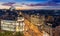 The Skyline of Madrid, Spain, by night