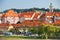 Skyline of Maribor city