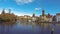 Skyline of the medieval city of Lubeck, Germany