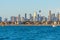 Skyline of Melbourne viewed from St. Kilda, Australia