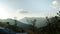 Skyline and mountain view in Dehradun, Uttrakhand.