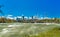 Skyline of Niagara Falls City in Canada