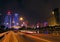 Skyline at night in macau china