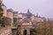 Skyline of old town Luxembourg City from top view