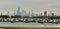 Skyline Over The Iced Diversey Harbor