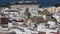 Skyline.Panoramic of cadiz.The church of San Lorenzo. In background San Sebastian\\\'s castle.CÃ¡diz, Andalusia, Spain