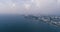 Skyline of Pattaya from aerial view, Pattaya city, Chonburi