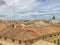 Skyline photo of rooftops of the spanish city Valencia