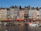 Skyline of the port of Honfleur, France