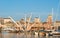 Skyline of the Porto Antico of Genoa